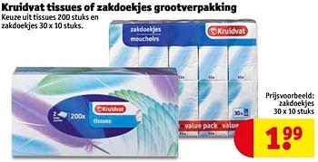 Aanbiedingen Zakdoekjes - Huismerk - Kruidvat - Geldig van 23/05/2017 tot 28/05/2017 bij Kruidvat