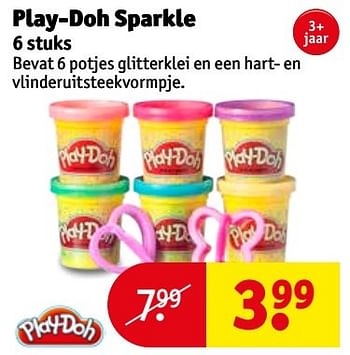 Aanbiedingen Play-doh sparkle - Play-Doh - Geldig van 23/05/2017 tot 28/05/2017 bij Kruidvat