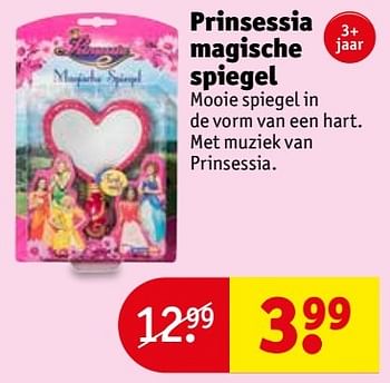 Aanbiedingen Prinsessia magische spiegel - Prinsessia - Geldig van 23/05/2017 tot 28/05/2017 bij Kruidvat