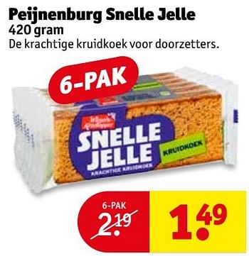 Aanbiedingen Peijnenburg snelle jelle - Snelle Jelle - Geldig van 23/05/2017 tot 28/05/2017 bij Kruidvat