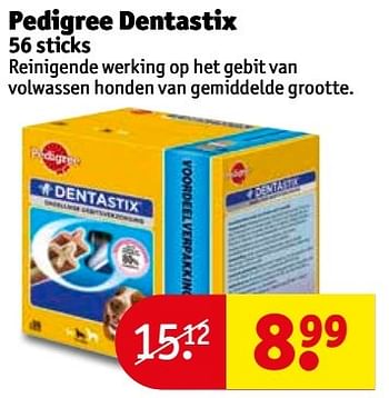Aanbiedingen Pedigree dentastix - Pedigree - Geldig van 23/05/2017 tot 28/05/2017 bij Kruidvat