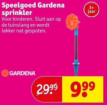 Aanbiedingen Speelgoed gardena sprinkler - Gardena - Geldig van 23/05/2017 tot 28/05/2017 bij Kruidvat