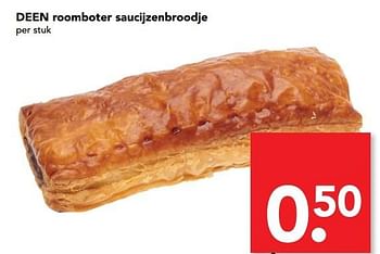 Aanbiedingen Deen roomboter saucijzenbroodje - Huismerk deen supermarkt - Geldig van 21/05/2017 tot 27/05/2017 bij Deen Supermarkten