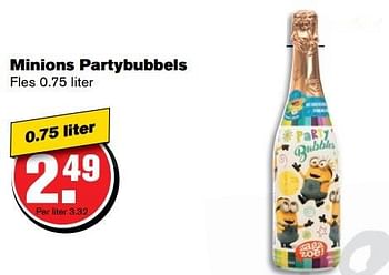 Aanbiedingen Minions partybubbels - Zagazoe - Geldig van 24/05/2017 tot 30/05/2017 bij Hoogvliet