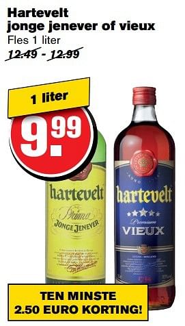 Aanbiedingen Hartevelt jonge jenever of vieux - Hartevelt - Geldig van 24/05/2017 tot 30/05/2017 bij Hoogvliet