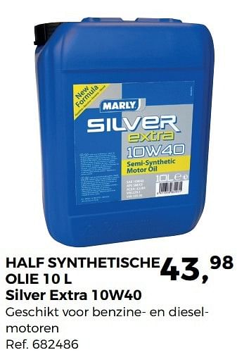 Aanbiedingen Half synthetische 10w40 olie - Marly - Geldig van 30/05/2017 tot 27/06/2017 bij Supra Bazar
