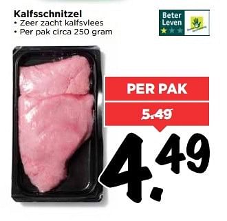 Aanbiedingen Kalfsschnitzel - Huismerk Vomar - Geldig van 28/05/2017 tot 03/06/2017 bij Vomar