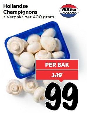 Aanbiedingen Hollandse champignons - Huismerk Vomar - Geldig van 28/05/2017 tot 03/06/2017 bij Vomar