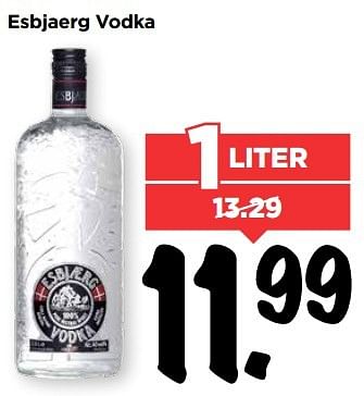 Aanbiedingen Esbjaerg vodka - Esbjaerg - Geldig van 28/05/2017 tot 03/06/2017 bij Vomar