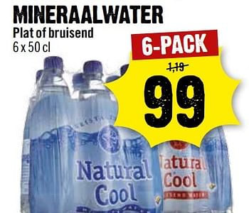 Aanbiedingen Mineraalwater - Natural Cool - Geldig van 28/05/2017 tot 03/06/2017 bij Dirk III