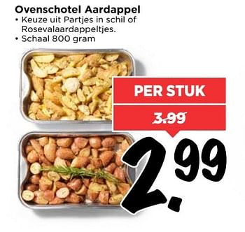 Aanbiedingen Ovenschotel aardappel - Huismerk Vomar - Geldig van 28/05/2017 tot 03/06/2017 bij Vomar