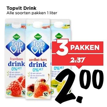 Aanbiedingen Topvit drink - Topvit - Geldig van 28/05/2017 tot 03/06/2017 bij Vomar