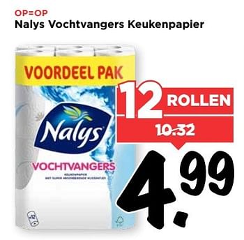 Aanbiedingen Nalys vochtvangers keukenpapier - Nalys - Geldig van 28/05/2017 tot 03/06/2017 bij Vomar