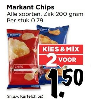 Aanbiedingen Markant chips - Markant - Geldig van 28/05/2017 tot 03/06/2017 bij Vomar