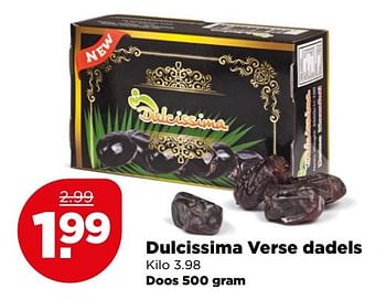 Aanbiedingen Dulcissima verse dadels - Dulcissima - Geldig van 28/05/2017 tot 03/06/2017 bij Plus