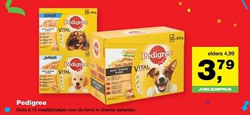 Aanbiedingen Pedigree - Pedigree - Geldig van 22/05/2017 tot 04/06/2017 bij Jumper