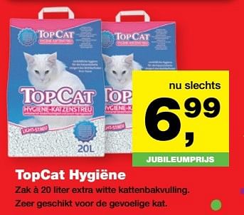 Aanbiedingen Topcat hygiëne - TopCat - Geldig van 22/05/2017 tot 04/06/2017 bij Jumper