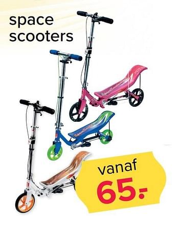 Aanbiedingen Space scooters - Huismerk - Kijkshop - Geldig van 22/05/2017 tot 04/06/2017 bij Kijkshop