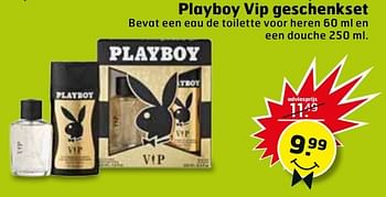 Aanbiedingen Playboy vip geschenkset - Playboy - Geldig van 23/05/2017 tot 04/06/2017 bij Trekpleister