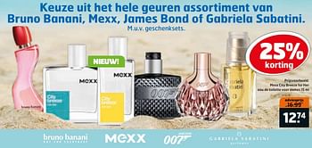 Aanbiedingen Mexx city breeze for her eau de toilette voor dames - Mexx - Geldig van 23/05/2017 tot 04/06/2017 bij Trekpleister
