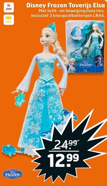Aanbiedingen Disney frozen toverijs elsa - Disney  Frozen - Geldig van 23/05/2017 tot 04/06/2017 bij Trekpleister