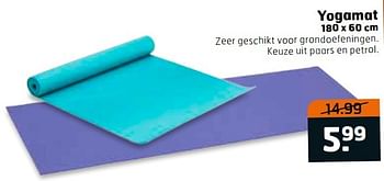 Aanbiedingen Yogamat - Huismerk - Trekpleister - Geldig van 23/05/2017 tot 04/06/2017 bij Trekpleister