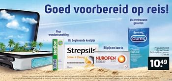 Aanbiedingen Durex classic natural condooms - Huismerk - Trekpleister - Geldig van 23/05/2017 tot 04/06/2017 bij Trekpleister
