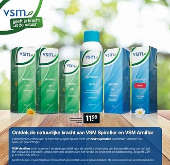 Aanbiedingen Spiroflor spray - VSM - Geldig van 23/05/2017 tot 04/06/2017 bij Trekpleister