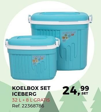 Aanbiedingen Koelbox set iceberg - Huismerk - Supra Bazar - Geldig van 30/05/2017 tot 27/06/2017 bij Supra Bazar