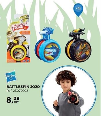 Aanbiedingen Battlespin jojo - Hasbro - Geldig van 30/05/2017 tot 27/06/2017 bij Supra Bazar