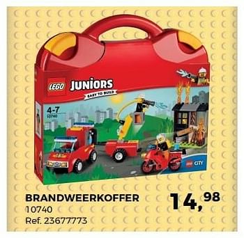 Aanbiedingen Brandweerkoffer - Lego - Geldig van 30/05/2017 tot 27/06/2017 bij Supra Bazar