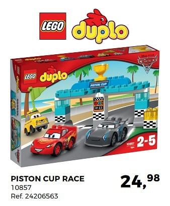 Aanbiedingen Piston cup race - Lego - Geldig van 30/05/2017 tot 27/06/2017 bij Supra Bazar
