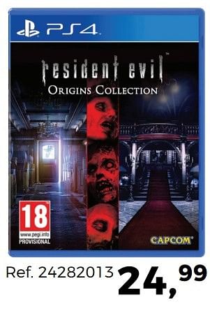 Aanbiedingen Resident evil origins collection - Capcom - Geldig van 30/05/2017 tot 27/06/2017 bij Supra Bazar