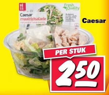 Aanbiedingen Caesar maaltijdsalade - Huismerk - Nettorama - Geldig van 23/05/2017 tot 28/05/2017 bij Nettorama