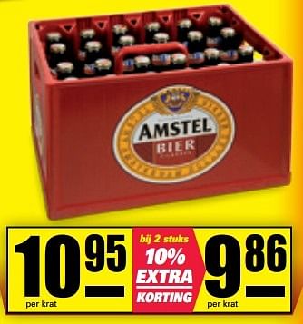 Aanbiedingen Amstel bier - Amstel - Geldig van 23/05/2017 tot 28/05/2017 bij Nettorama