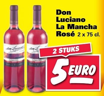 Aanbiedingen Don luciano la mancha rosé - Rosé wijnen - Geldig van 23/05/2017 tot 28/05/2017 bij Nettorama