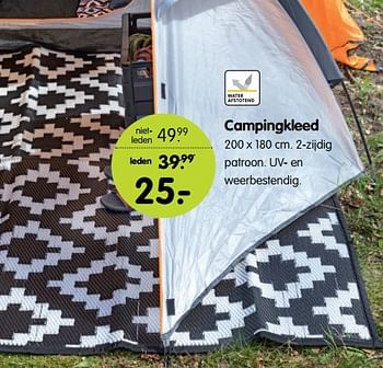 Aanbiedingen Campingkleed - Huismerk - ANWB - Geldig van 22/05/2017 tot 04/06/2017 bij ANWB