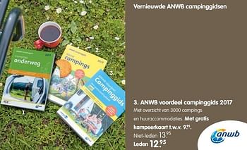 Aanbiedingen Vernieuwde anwb campinggidsen anwb voordeel campinggids 2017 - Huismerk - ANWB - Geldig van 22/05/2017 tot 04/06/2017 bij ANWB