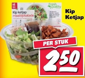 Aanbiedingen Kip ketjap maaltijdsalade - Huismerk - Nettorama - Geldig van 23/05/2017 tot 28/05/2017 bij Nettorama