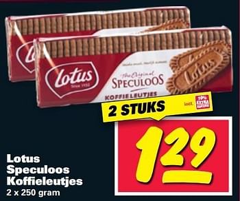 Aanbiedingen Lotus speculoos koffieleutjes - Lotus Bakeries - Geldig van 23/05/2017 tot 28/05/2017 bij Nettorama