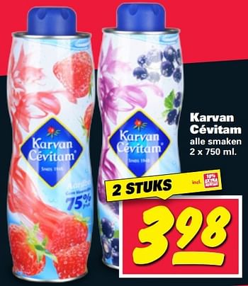 Aanbiedingen Karvan cévitam alle smaken - Karvan Cévitam - Geldig van 23/05/2017 tot 28/05/2017 bij Nettorama