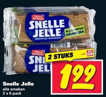 Aanbiedingen Snelle jelle alle smaken - Wieger Ketellapper - Geldig van 23/05/2017 tot 28/05/2017 bij Nettorama