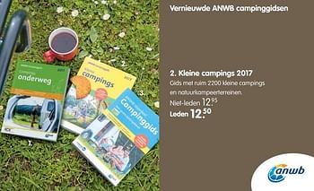Aanbiedingen Vernieuwde anwb campinggidsen kleine campings 2017 - Huismerk - ANWB - Geldig van 22/05/2017 tot 04/06/2017 bij ANWB