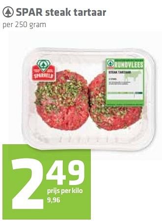 Aanbiedingen Spar steak tartaar - Spar - Geldig van 24/05/2017 tot 31/05/2017 bij Attent