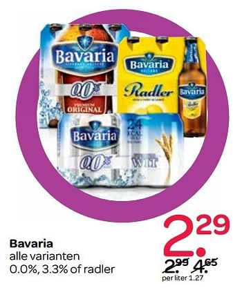 Aanbiedingen Bavaria - Bavaria - Geldig van 24/05/2017 tot 31/05/2017 bij Spar