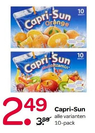 Aanbiedingen Capri-sun - Capri-Sun - Geldig van 24/05/2017 tot 31/05/2017 bij Spar