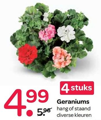 Aanbiedingen Geraniums - Huismerk - Spar  - Geldig van 24/05/2017 tot 31/05/2017 bij Spar