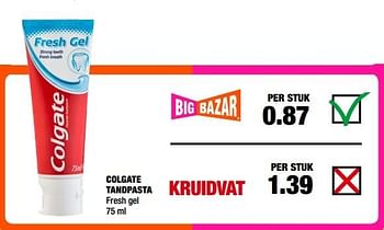 Aanbiedingen Colgate tandpasta - Colgate - Geldig van 22/05/2017 tot 04/06/2017 bij Big Bazar