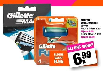 Aanbiedingen Gillette scheermesjes - Gillette - Geldig van 22/05/2017 tot 04/06/2017 bij Big Bazar