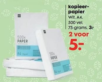 Aanbiedingen Kopieerpapier - Huismerk - Hema - Geldig van 22/05/2017 tot 04/06/2017 bij Hema